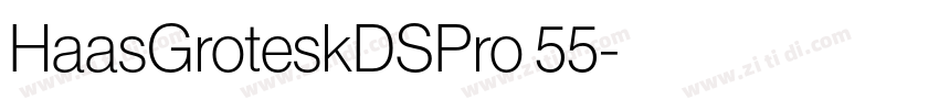 HaasGroteskDSPro 55字体转换
